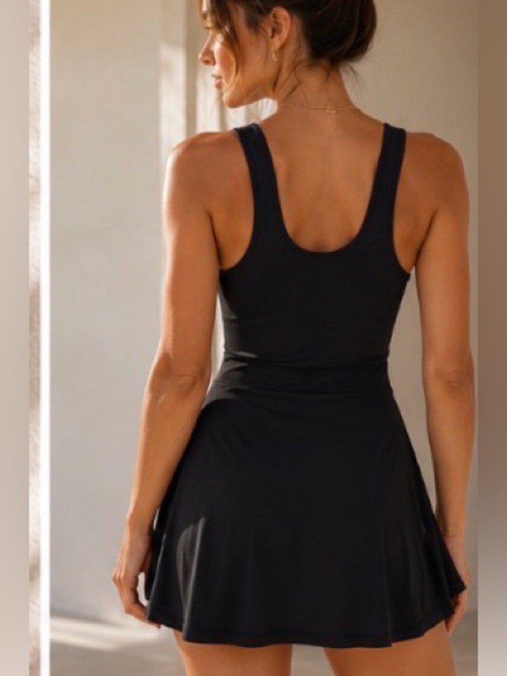 All In Motion Black Flowy Athletic Dress Size S - Picture 2 of 6